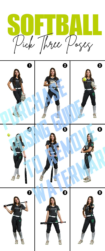 Softball Posing Guide