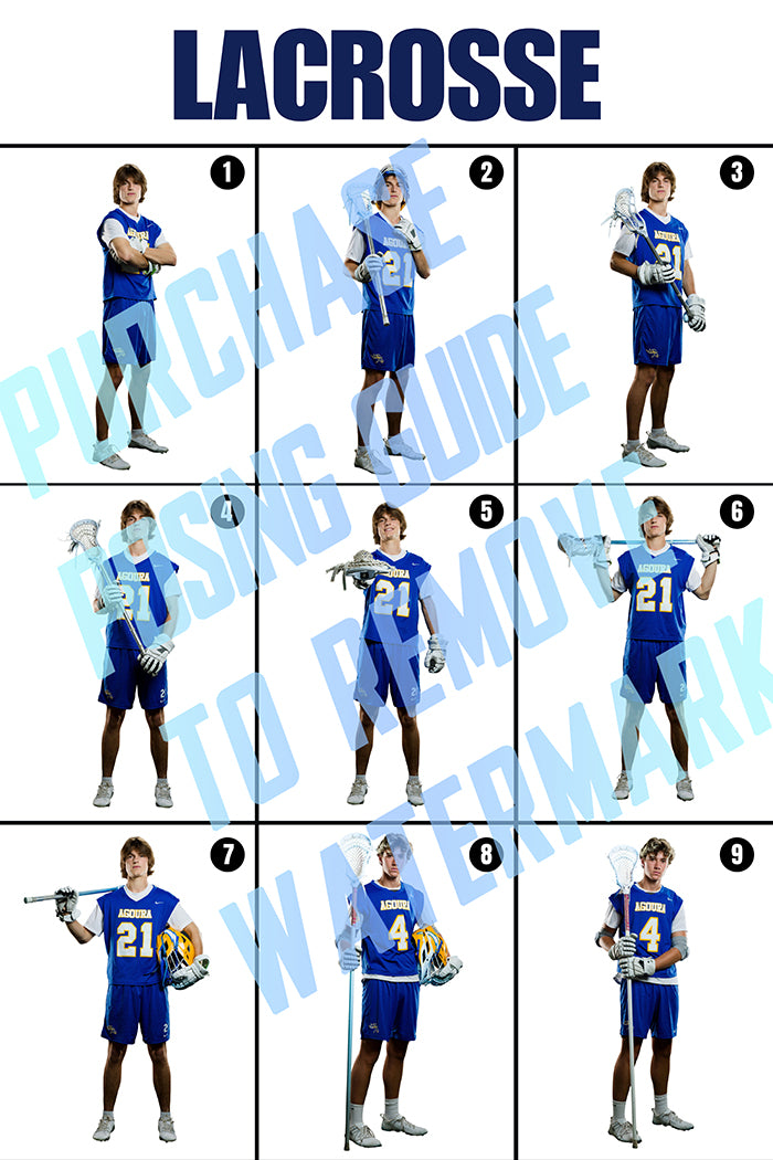 Lacrosse Posing Guide