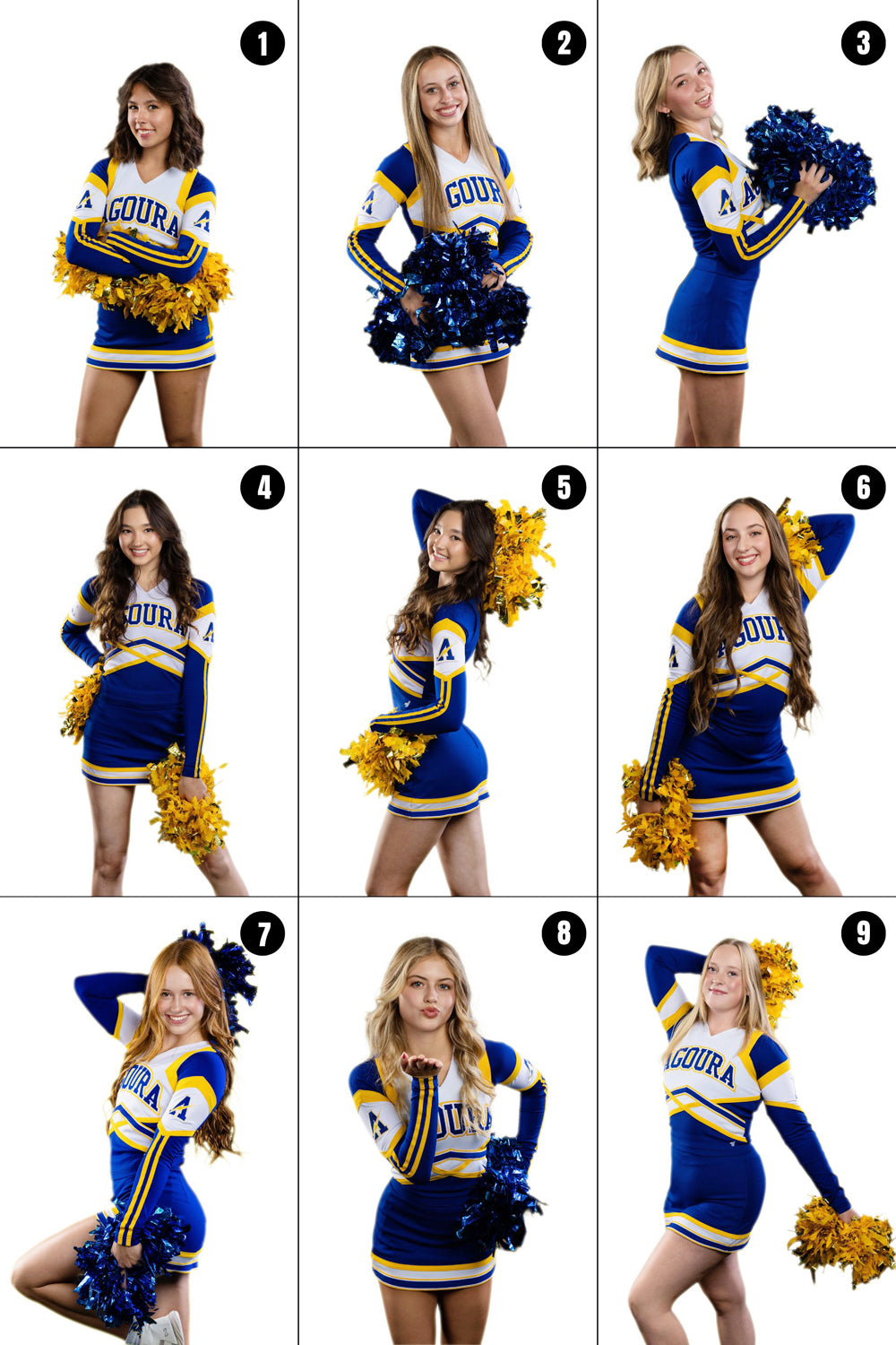 Sideline Cheer Posing Guide & Templates