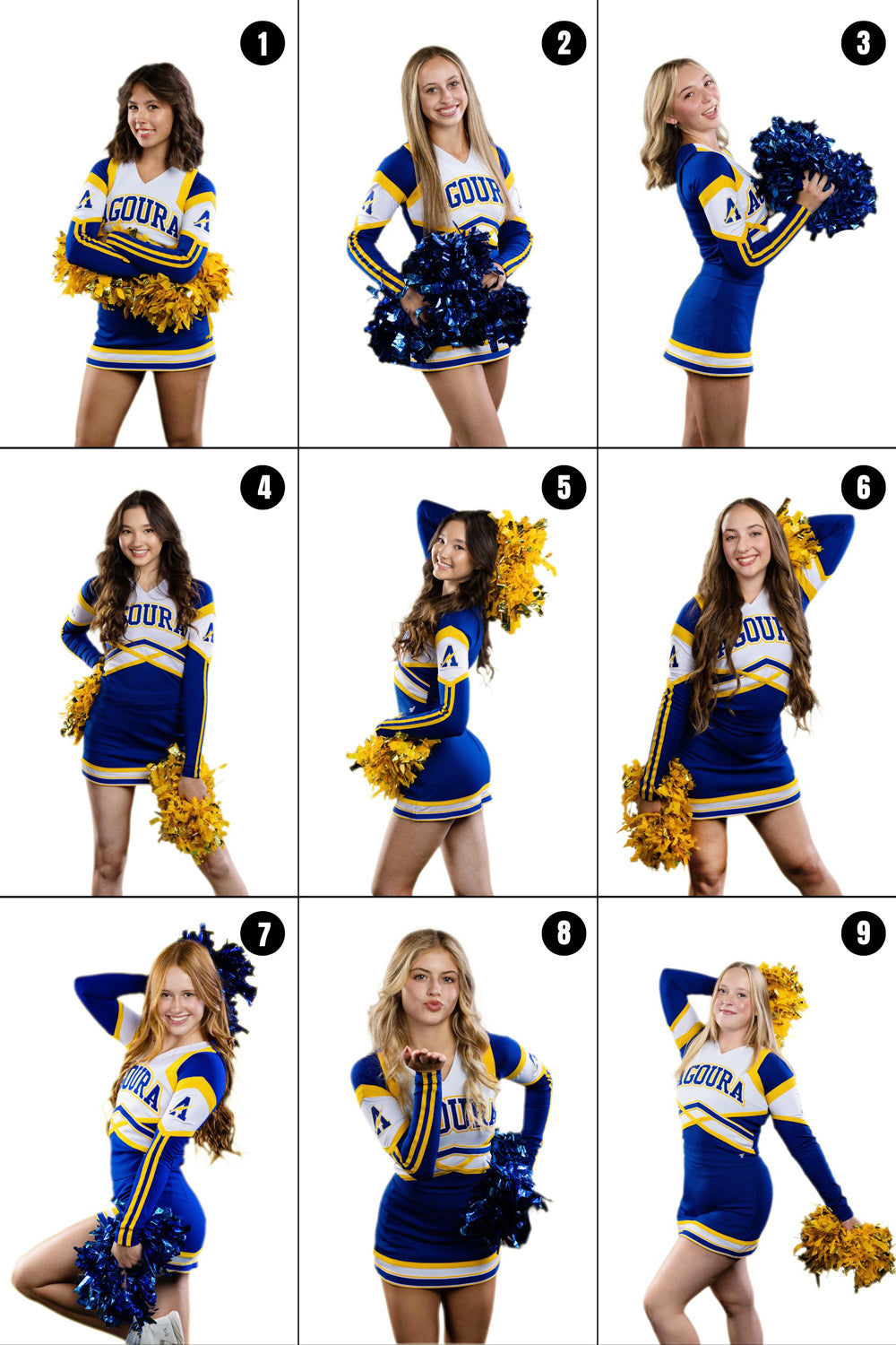 Sideline Cheer Posing Guide & Templates