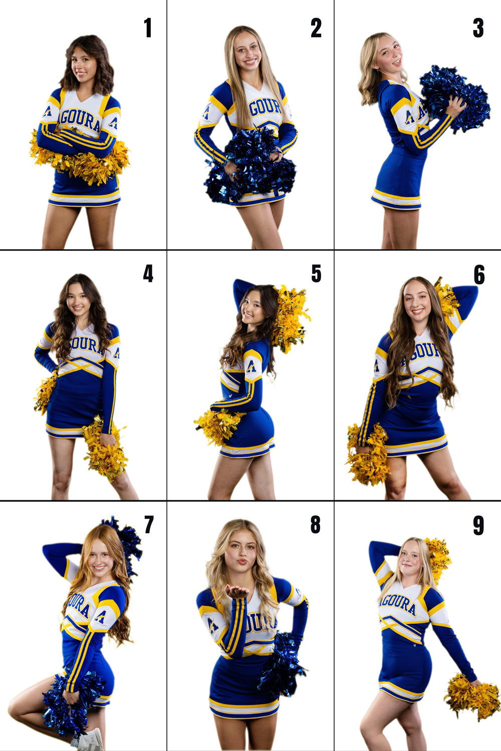 Sideline Cheer Posing Guide & Templates