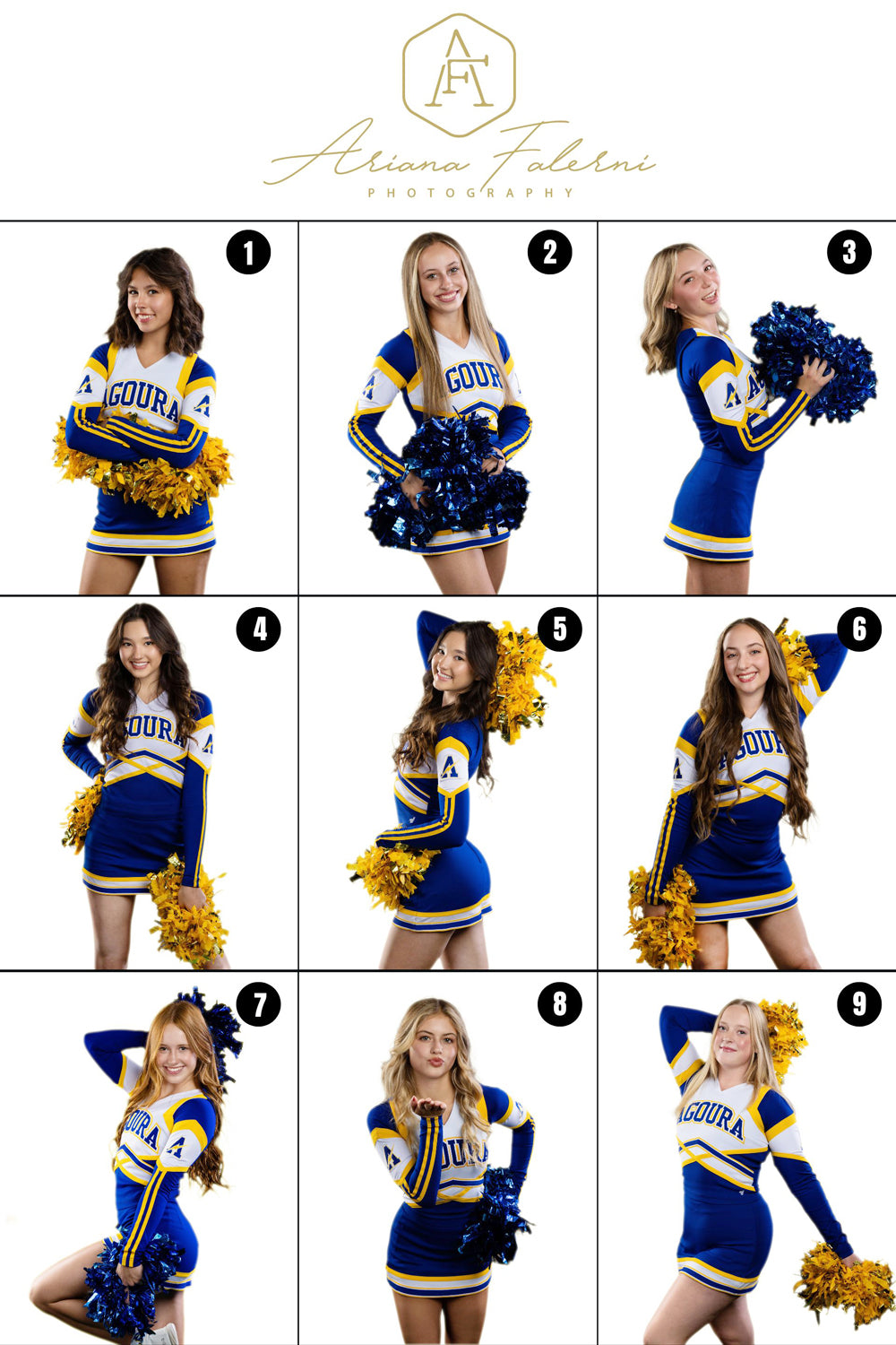 Sideline Cheer Posing Guide & Templates