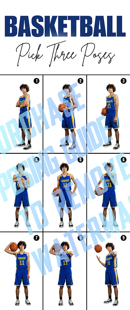 Boys Basketball Posing Guides
