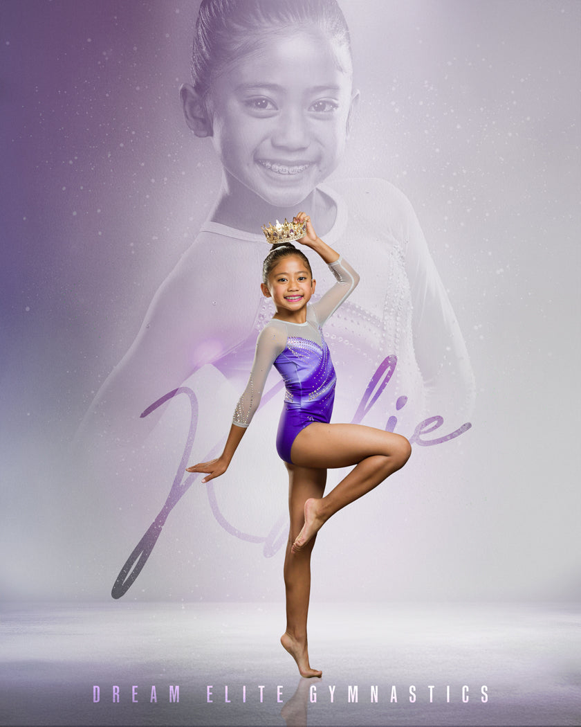 Signature Series Gymnastics, Dance & Cheer Template with Reflections Action