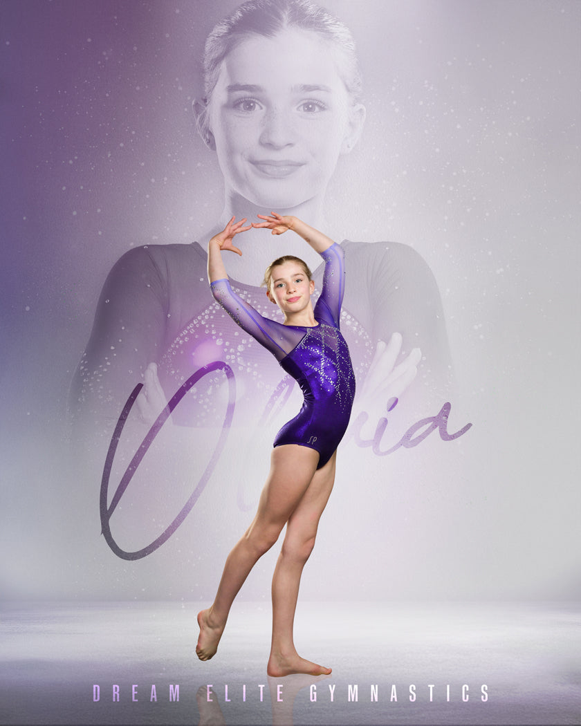 Signature Series Gymnastics, Dance & Cheer Template with Reflections Action