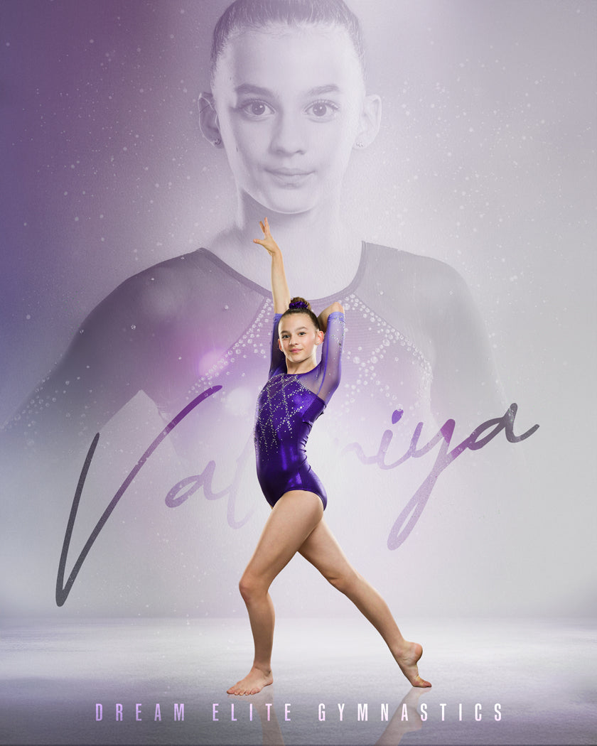 Signature Series Gymnastics, Dance & Cheer Template with Reflections Action