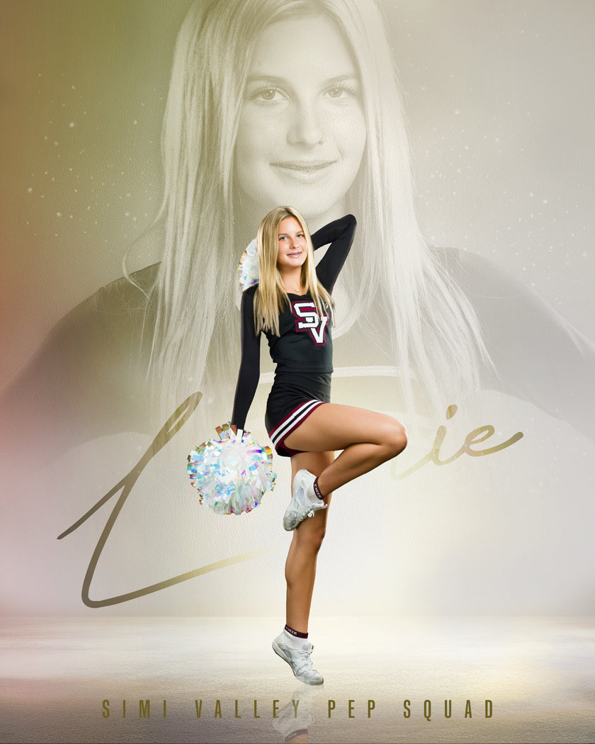 Signature Series Gymnastics, Dance & Cheer Template with Reflections Action