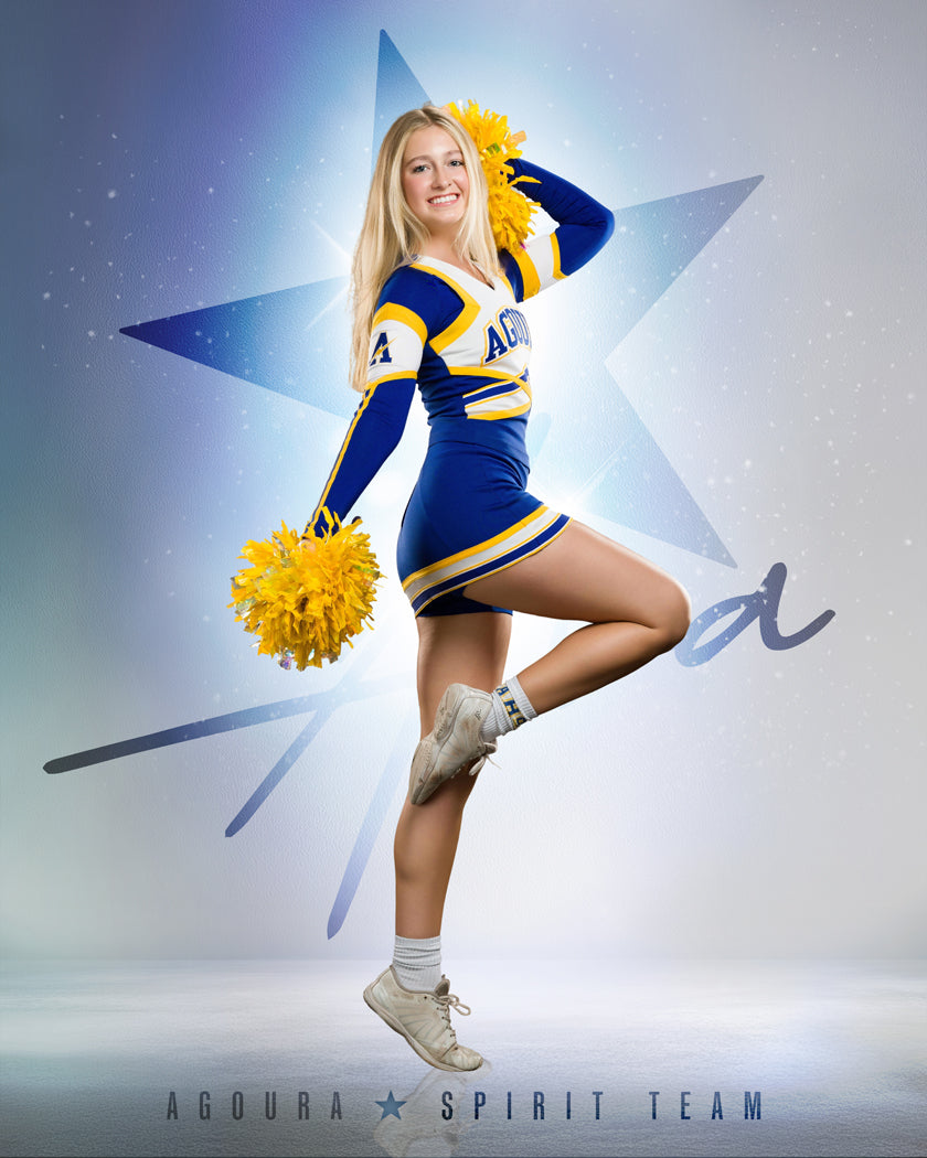Signature Series Gymnastics, Dance & Cheer Template with Reflections Action