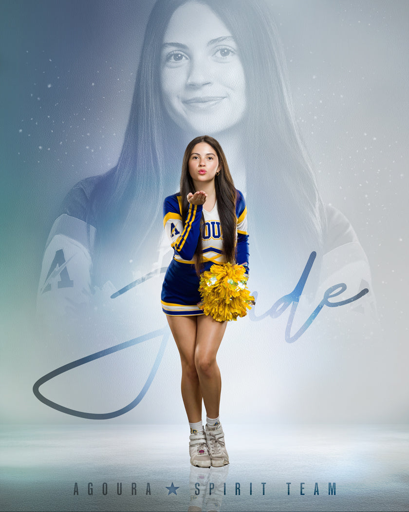Signature Series Gymnastics, Dance & Cheer Template with Reflections Action