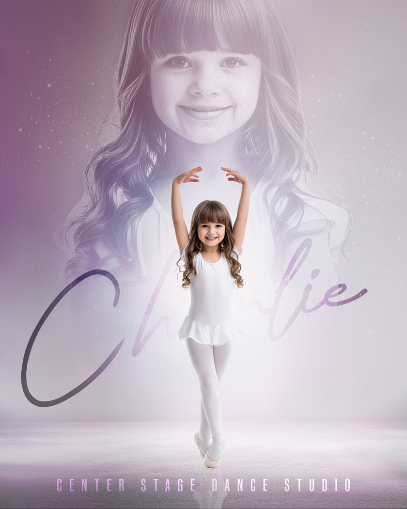 Signature Series Gymnastics, Dance & Cheer Template with Reflections Action