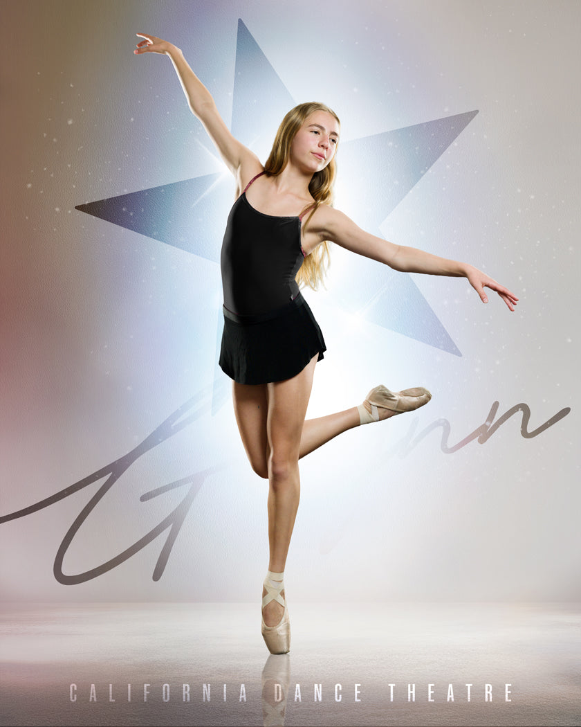 Signature Series Gymnastics, Dance & Cheer Template with Reflections Action