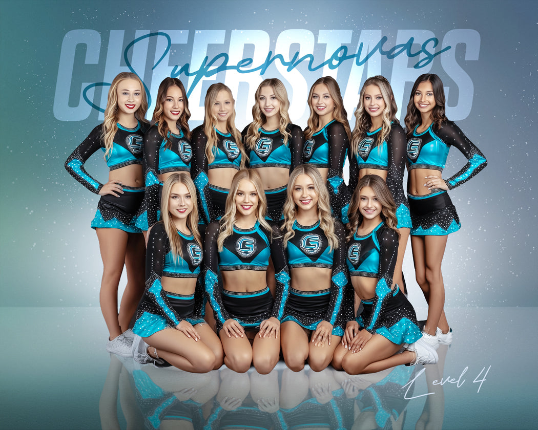 Signature Series Gymnastics, Dance & Cheer Template with Reflections Action