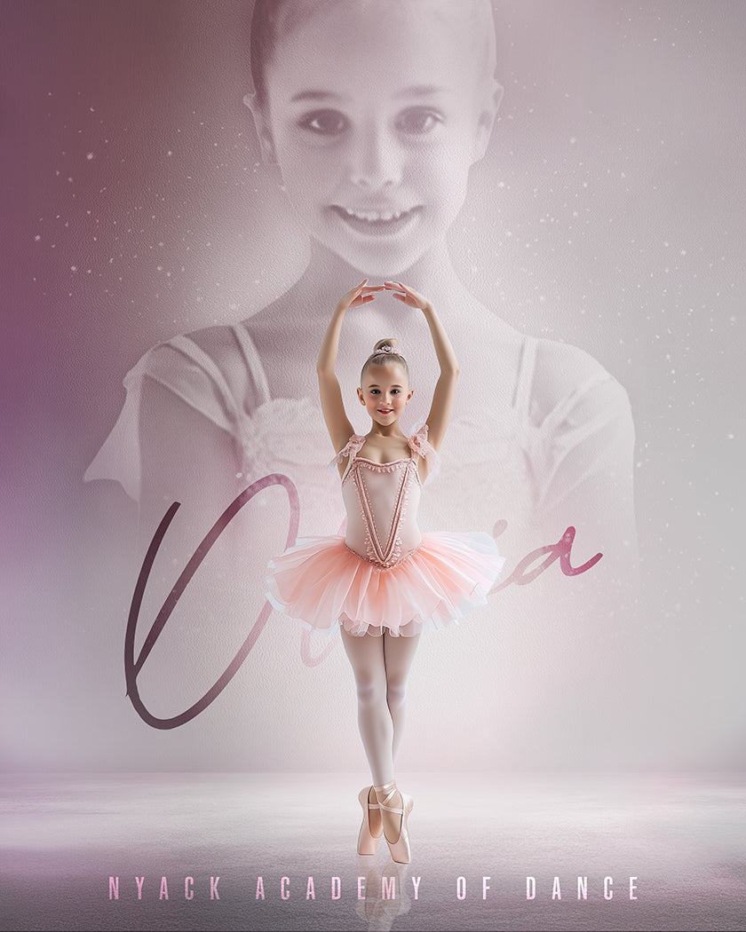 Signature Series Gymnastics, Dance & Cheer Template with Reflections Action
