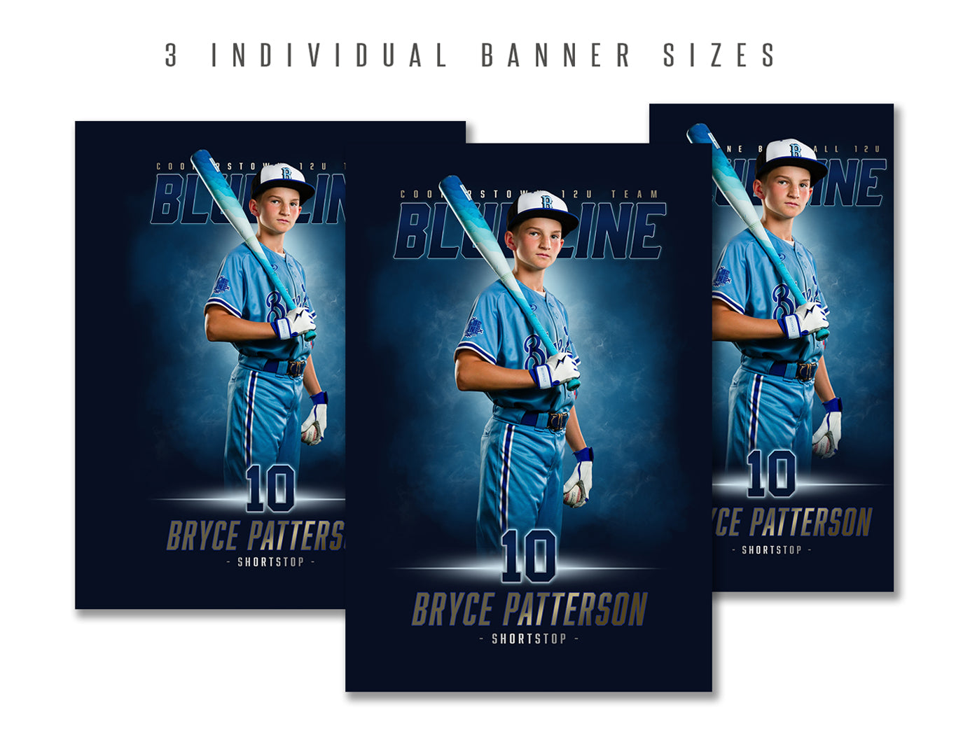 Blue Line Multi-sport Banner Template Bundle