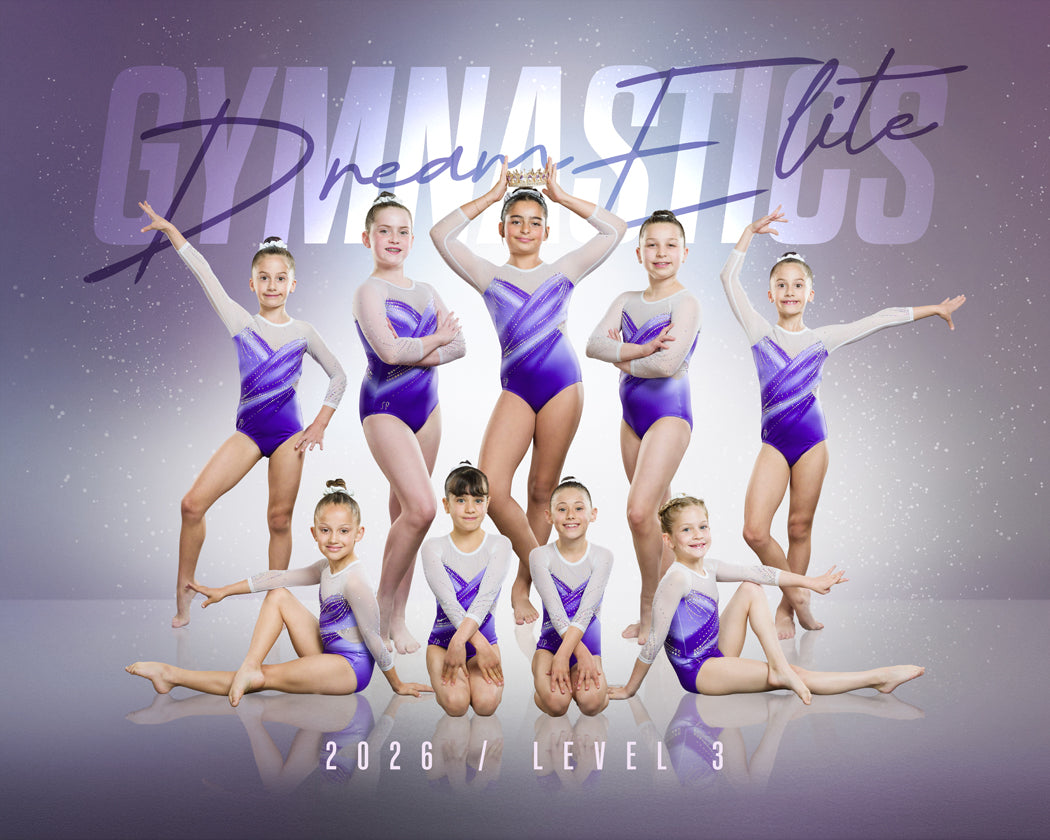Signature Series Gymnastics, Dance & Cheer Template with Reflections Action