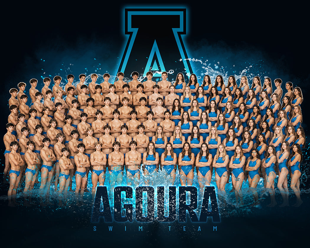 Swim Team Banner Template