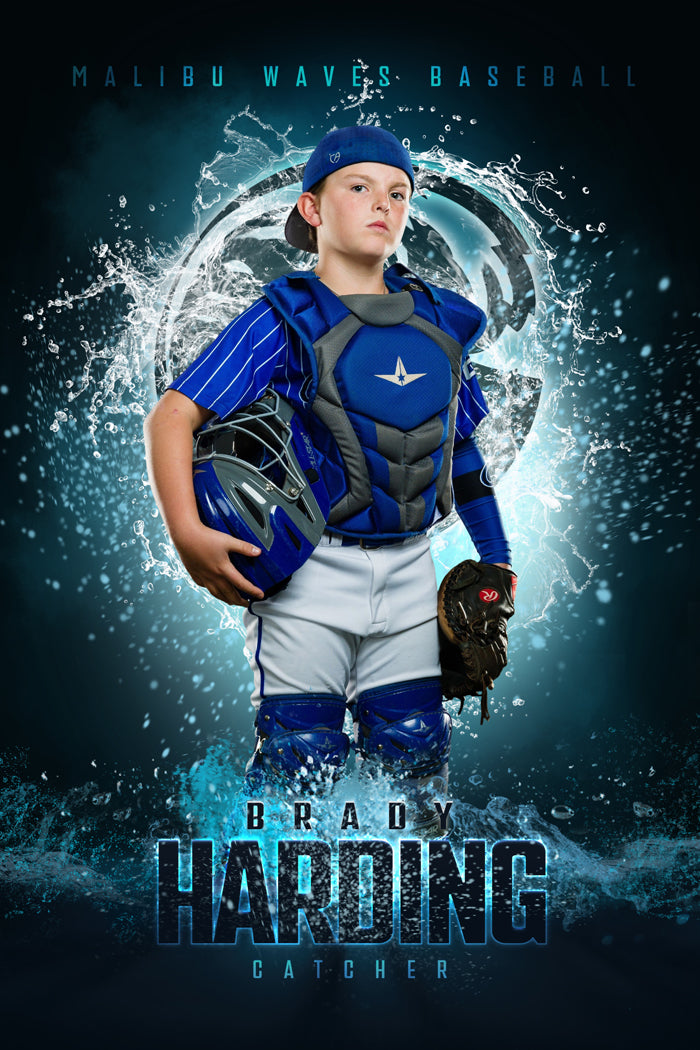 Shock Wave Swim, Water Polo & Diving Template